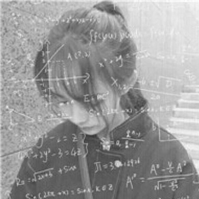 带数学公式的女生学霸头像(图14)
